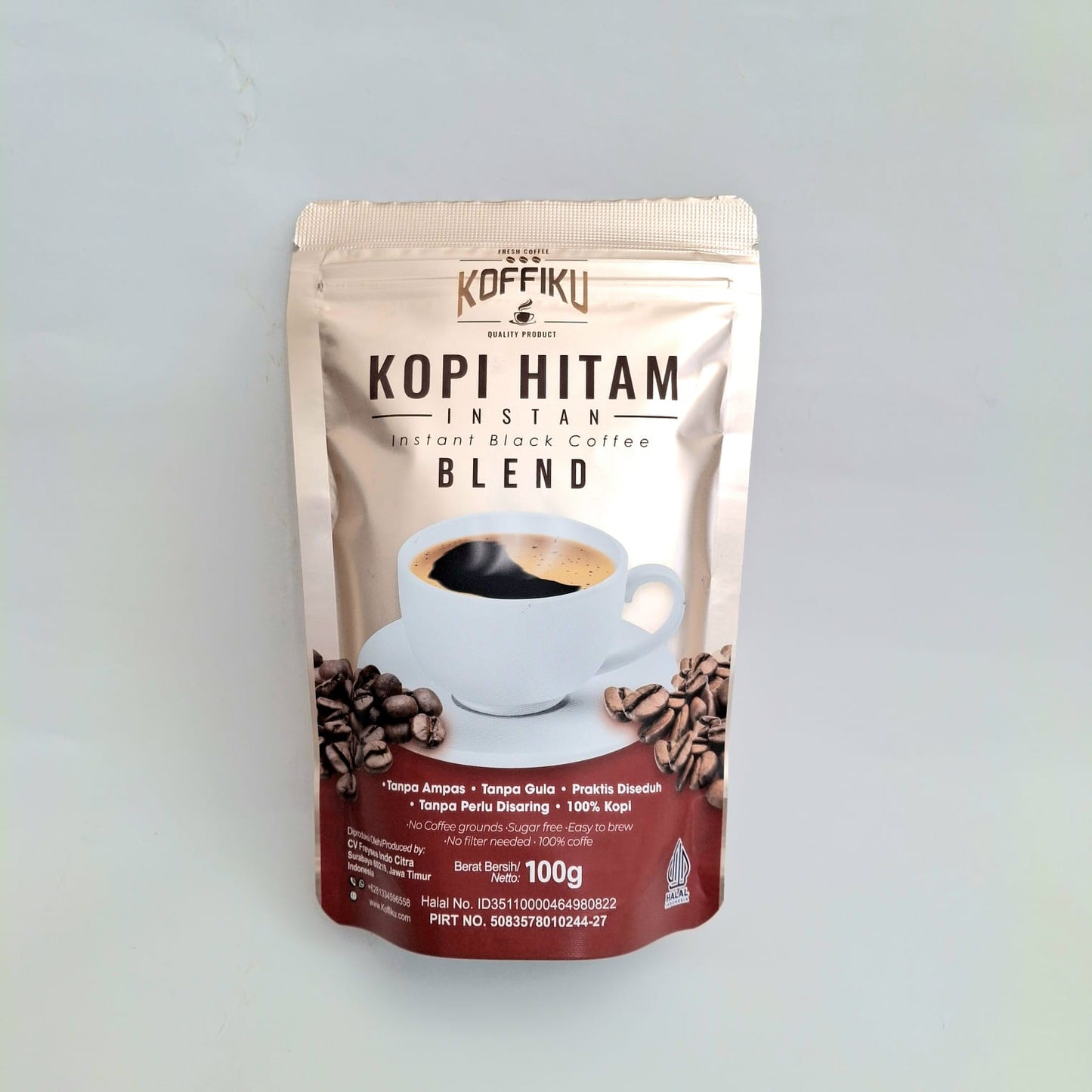 [BLEND] Koffiku-KOFFILOVA Spray Dried Instan Coffee Kopi Hitam Bubuk Tanpa Ampas Surabaya Sugar Free Organic Dairy Free Natural
